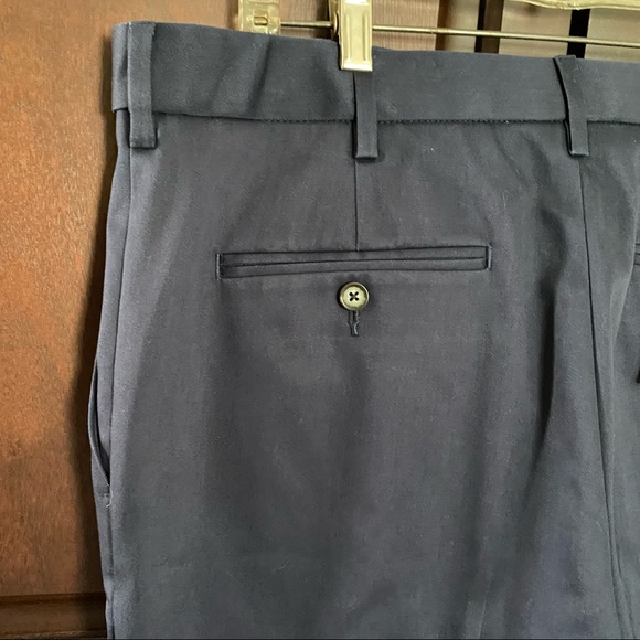 Croft & Barrow Classic-Fit Navy Blue Pants Size 34 - Picture 9 of 15